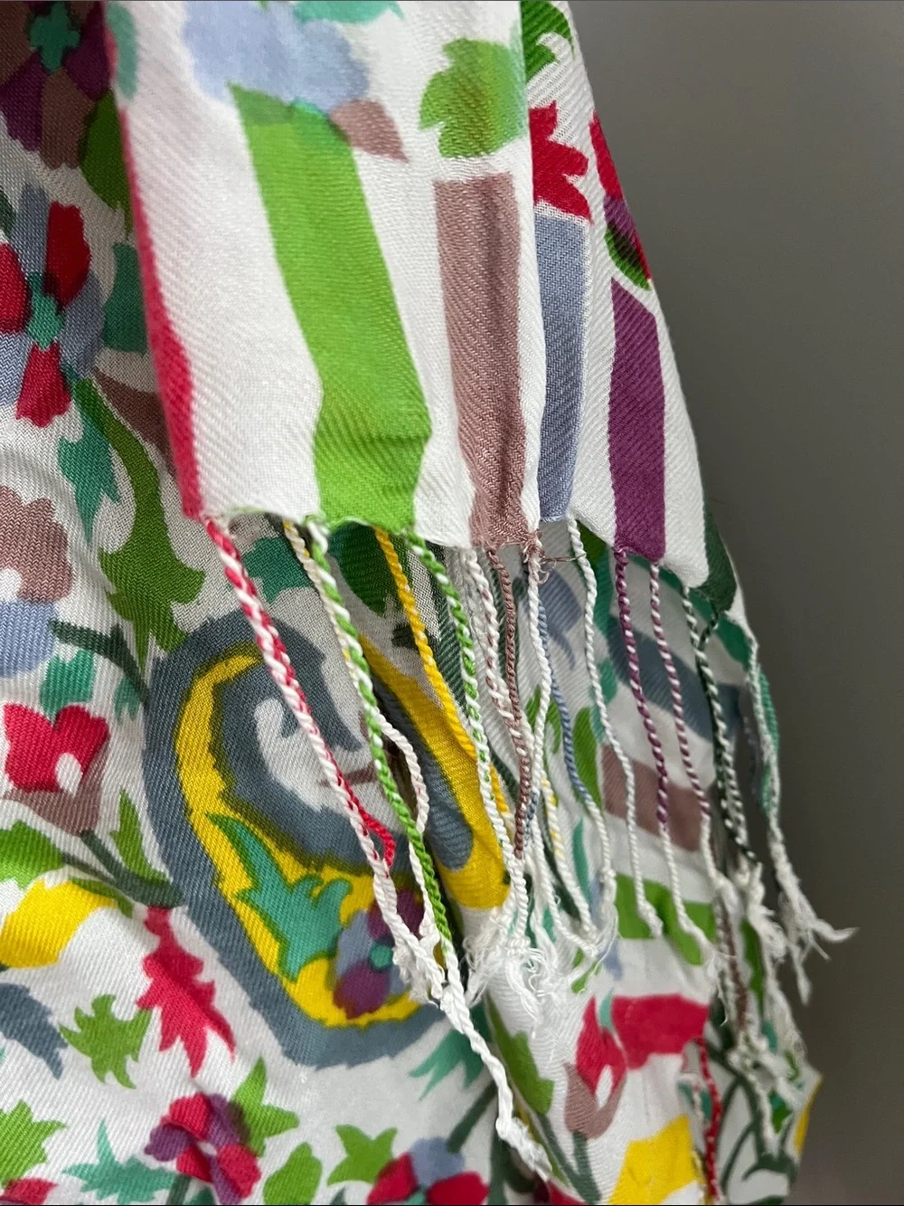 Floral Multi-Color Lightweight Women’s Scarf Size: 28.5” W x  79” L